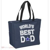World's Best Dad Dallas Football Tote Bag thumb 2