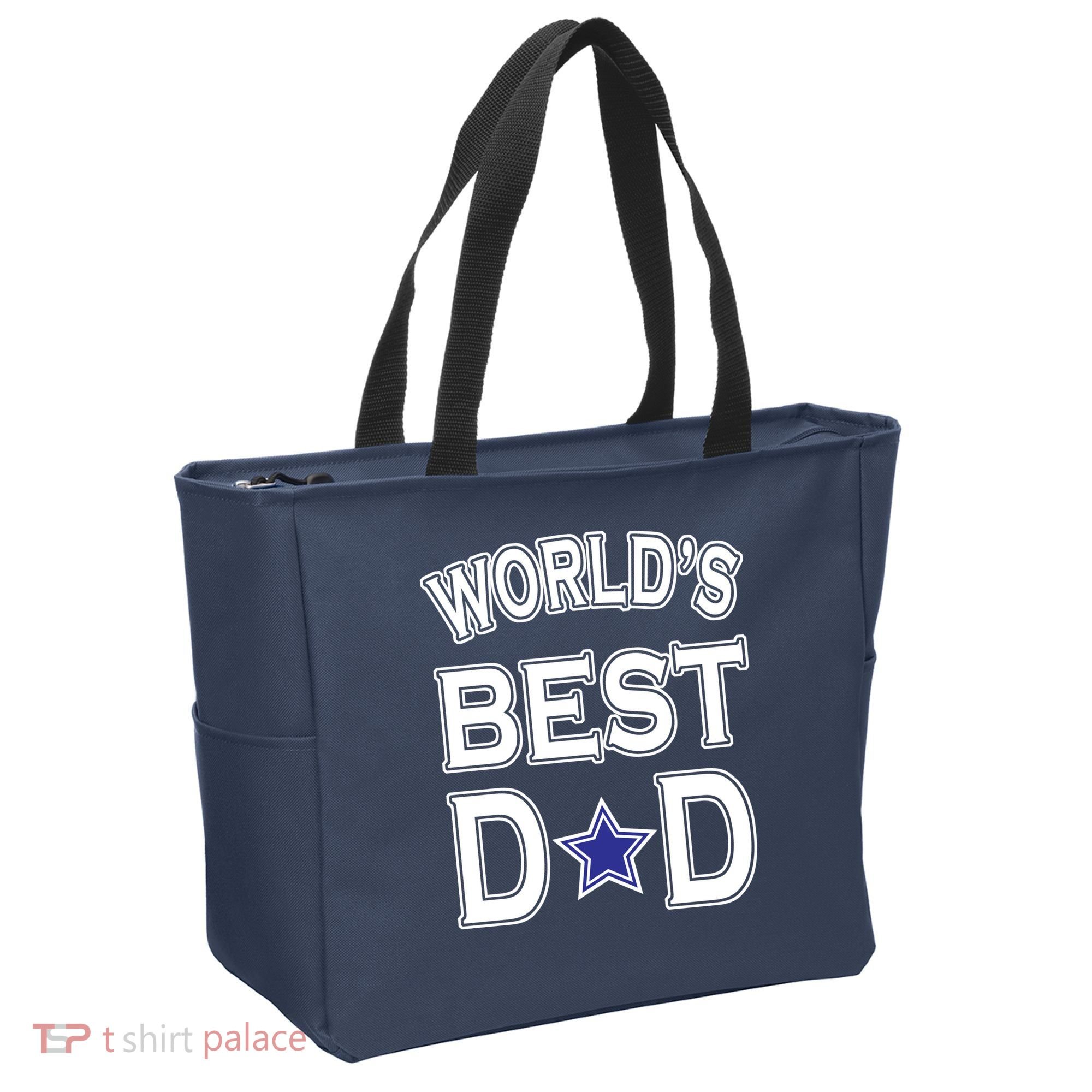 World's Best Dad Dallas Football Tote Bag