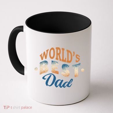 World's Best Dad Wave Coffee Mug