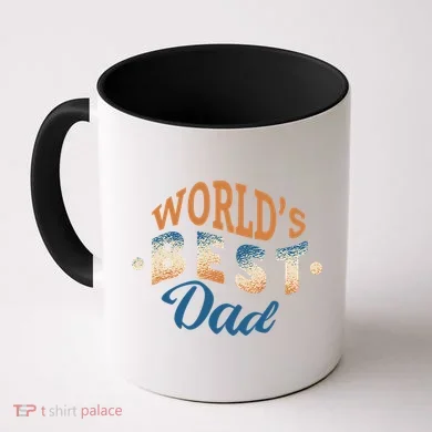 World's Best Dad Wave Coffee Mug