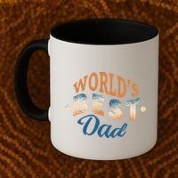 World's Best Dad Wave Coffee Mug thumb 2