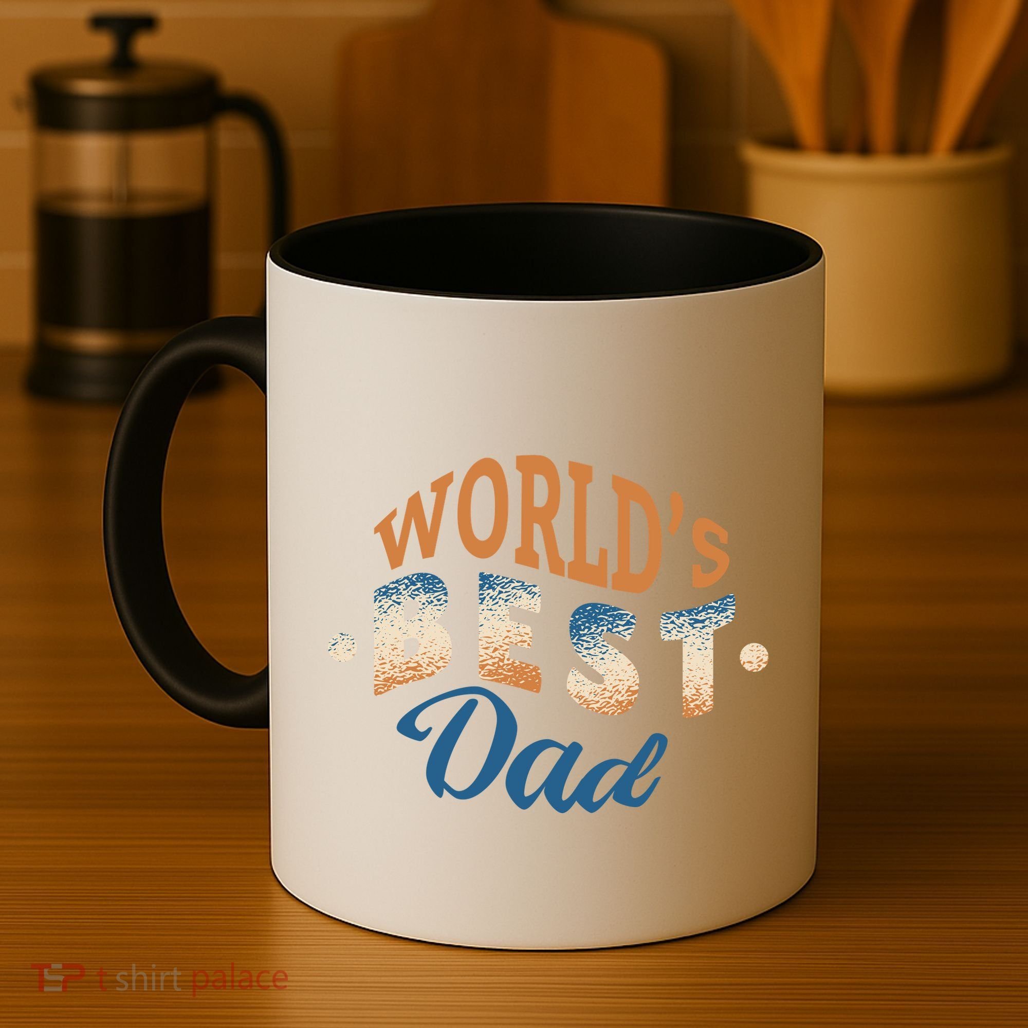 World's Best Dad Wave Coffee Mug