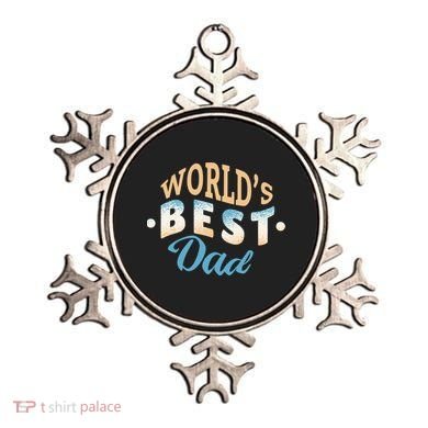 World's Best Dad Wave Ornament