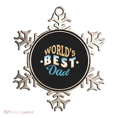 World's Best Dad Wave Ornament