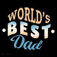 World's Best Dad Wave Ornament thumb 1