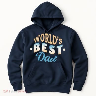 World's Best Dad Wave Hoodie
