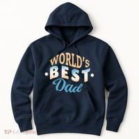 World's Best Dad Wave Hoodie thumb 0
