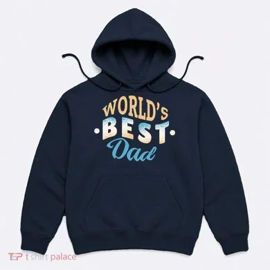 World's Best Dad Wave Hoodie