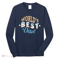 World's Best Dad Wave Long Sleeve Shirt thumb 0