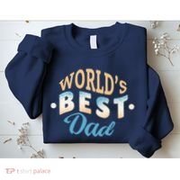World's Best Dad Wave Sweatshirt thumb 2