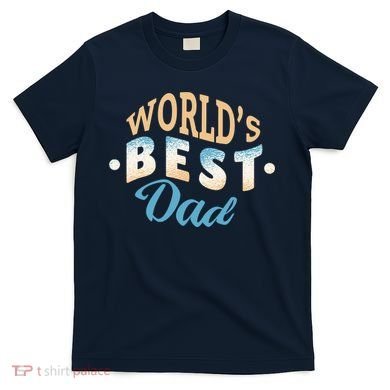 World's Best Dad Wave T-Shirt