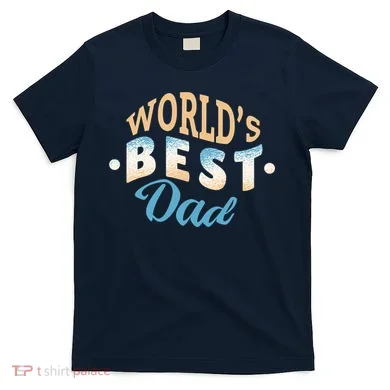 World's Best Dad Wave T-Shirt