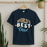 World's Best Dad Wave T-Shirt thumb 2