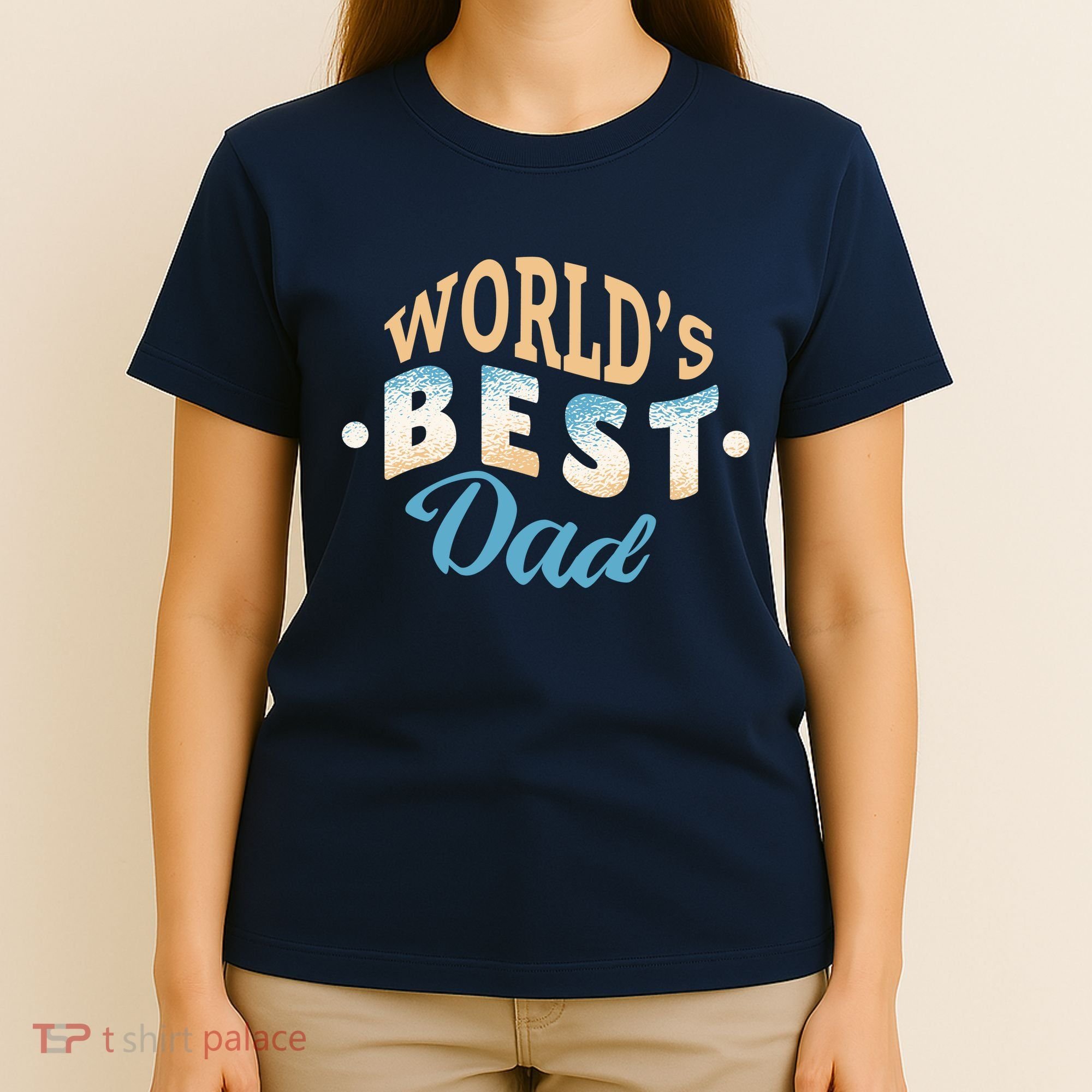 World's Best Dad Wave T-Shirt