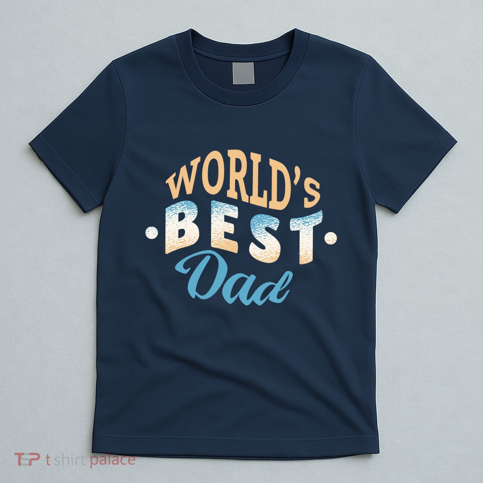 World's Best Dad Wave T-Shirt
