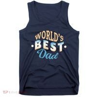 World's Best Dad Wave Tank Top thumb 0