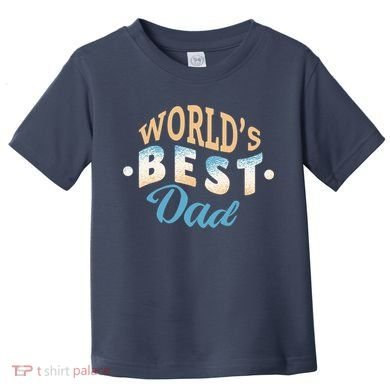 World's Best Dad Wave Toddler T-Shirt
