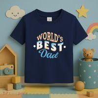 World's Best Dad Wave Toddler T-Shirt thumb 3