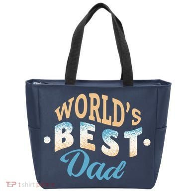 World's Best Dad Wave Tote Bag