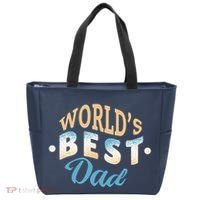 World's Best Dad Wave Tote Bag thumb 0