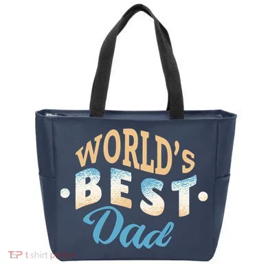 World's Best Dad Wave Tote Bag