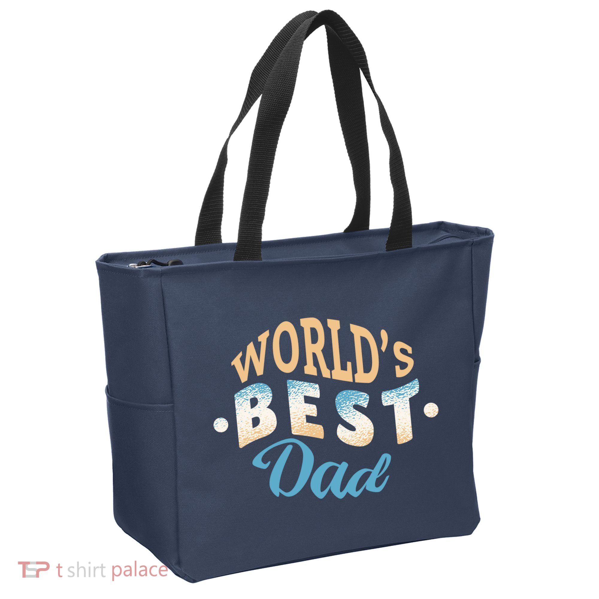 World's Best Dad Wave Tote Bag