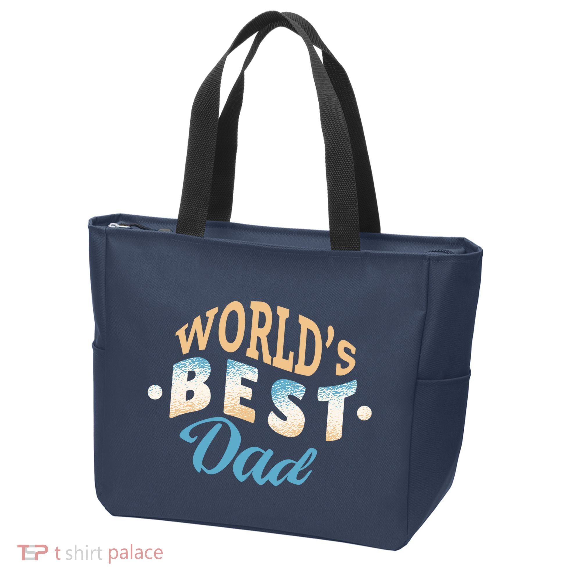 World's Best Dad Wave Tote Bag