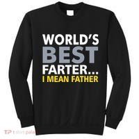 World's Best Farter I Mean Father Sweatshirt thumb 0