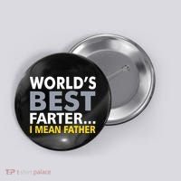 World's Best Farter I Mean Father Button thumb 0