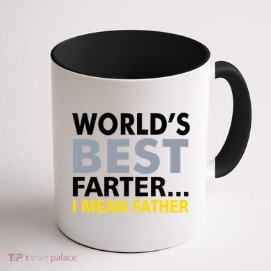 World's Best Farter I Mean Father Coffee Mug back