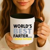 World's Best Farter I Mean Father Coffee Mug thumb 3