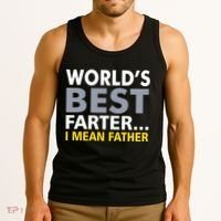 World's Best Farter I Mean Father Tank Top thumb 3