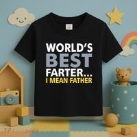 World's Best Farter I Mean Father Toddler T-Shirt thumb 3