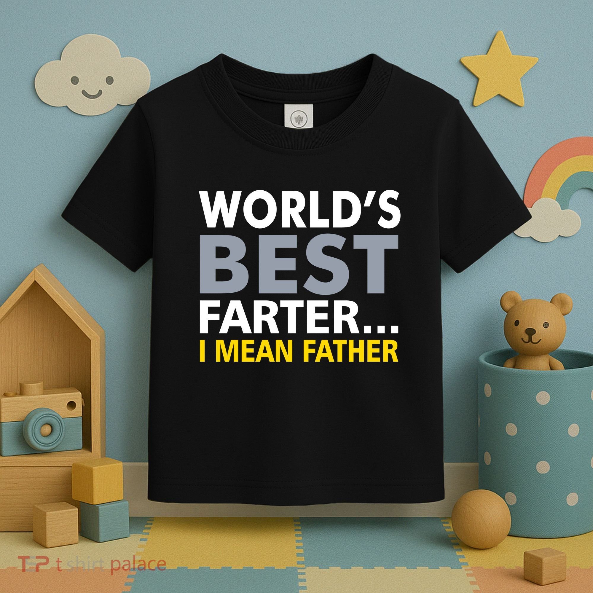 World's Best Farter I Mean Father Toddler T-Shirt
