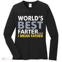 World's Best Farter I Mean Father Women's Long Sleeve Shirt thumb 0