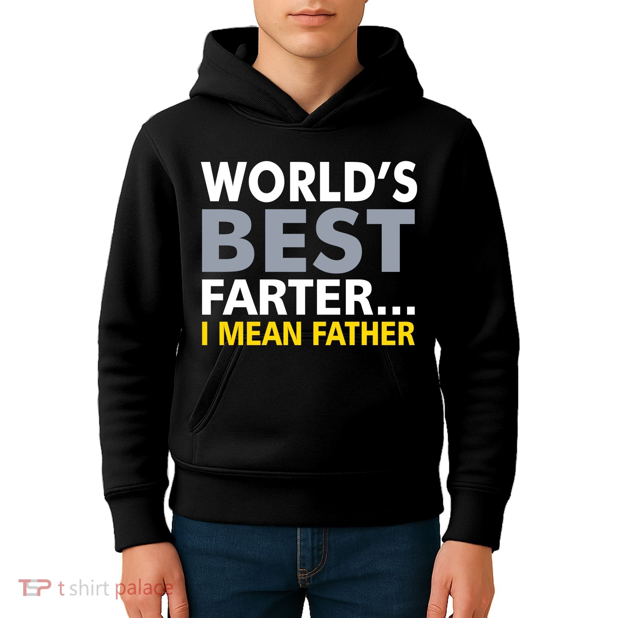 World's Best Farter I Mean Father Kids Hoodie