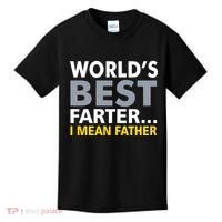 World's Best Farter I Mean Father Kids T-Shirt thumb 0