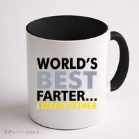 World's Best Farter I Mean Father Funny Dad Coffee Mug thumb 1
