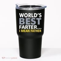World's Best Farter I Mean Father Funny Dad Tumbler thumb 0