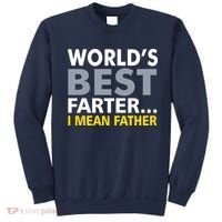 World's Best Farter I Mean Father Funny Dad Sweatshirt thumb 0