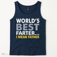World's Best Farter I Mean Father Funny Dad Tank Top thumb 2
