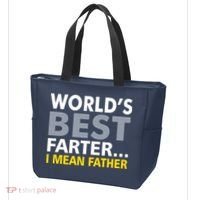 World's Best Farter I Mean Father Funny Dad Tote Bag thumb 3
