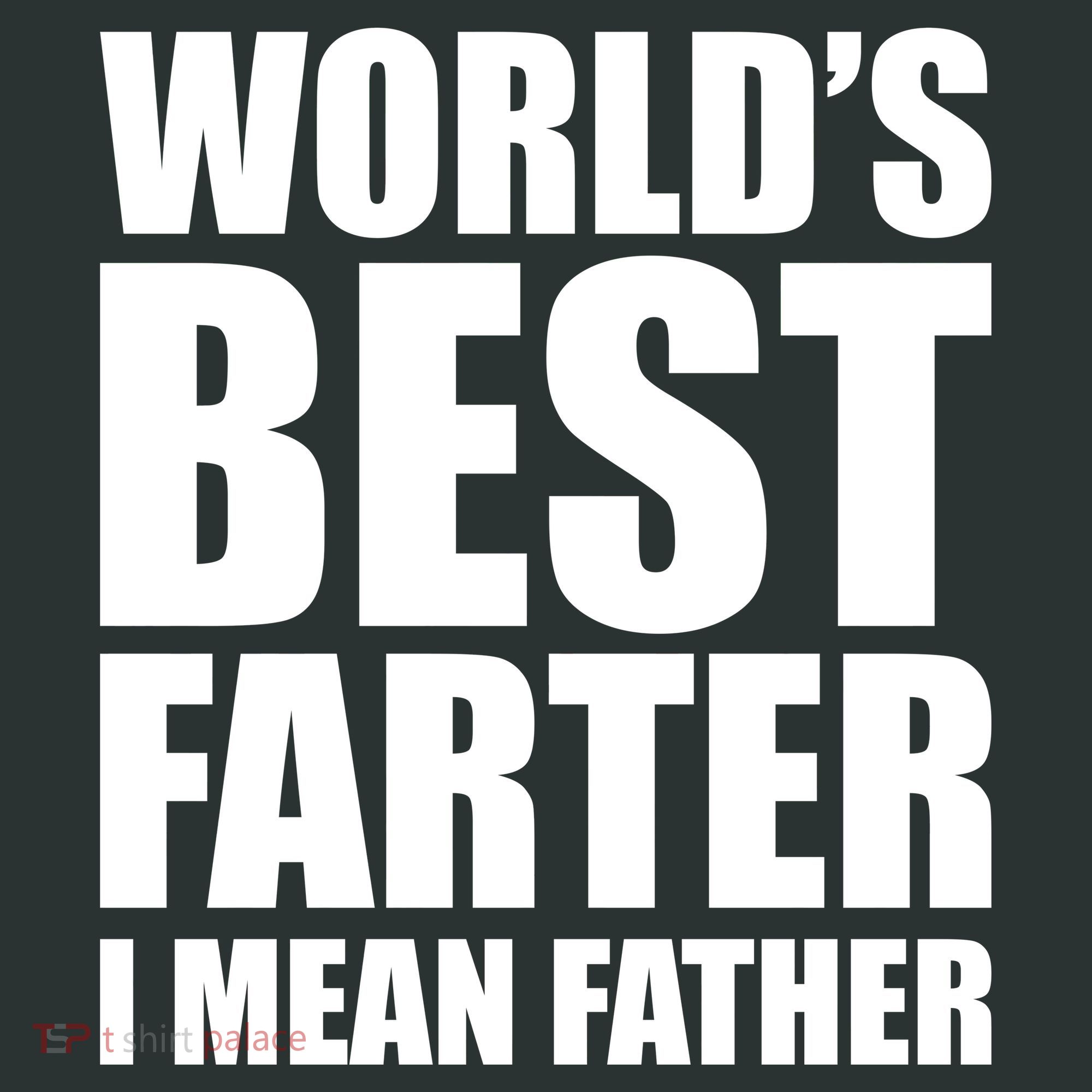 World's Best Farter I Mean Father Funny Dad Logo Hoodie
