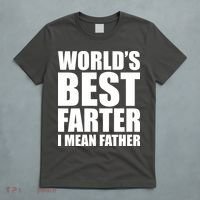 World's Best Farter I Mean Father Funny Dad Logo T-Shirt thumb 5
