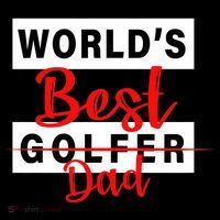 World's Best Golfer Dad Toddler Hoodie thumb 2