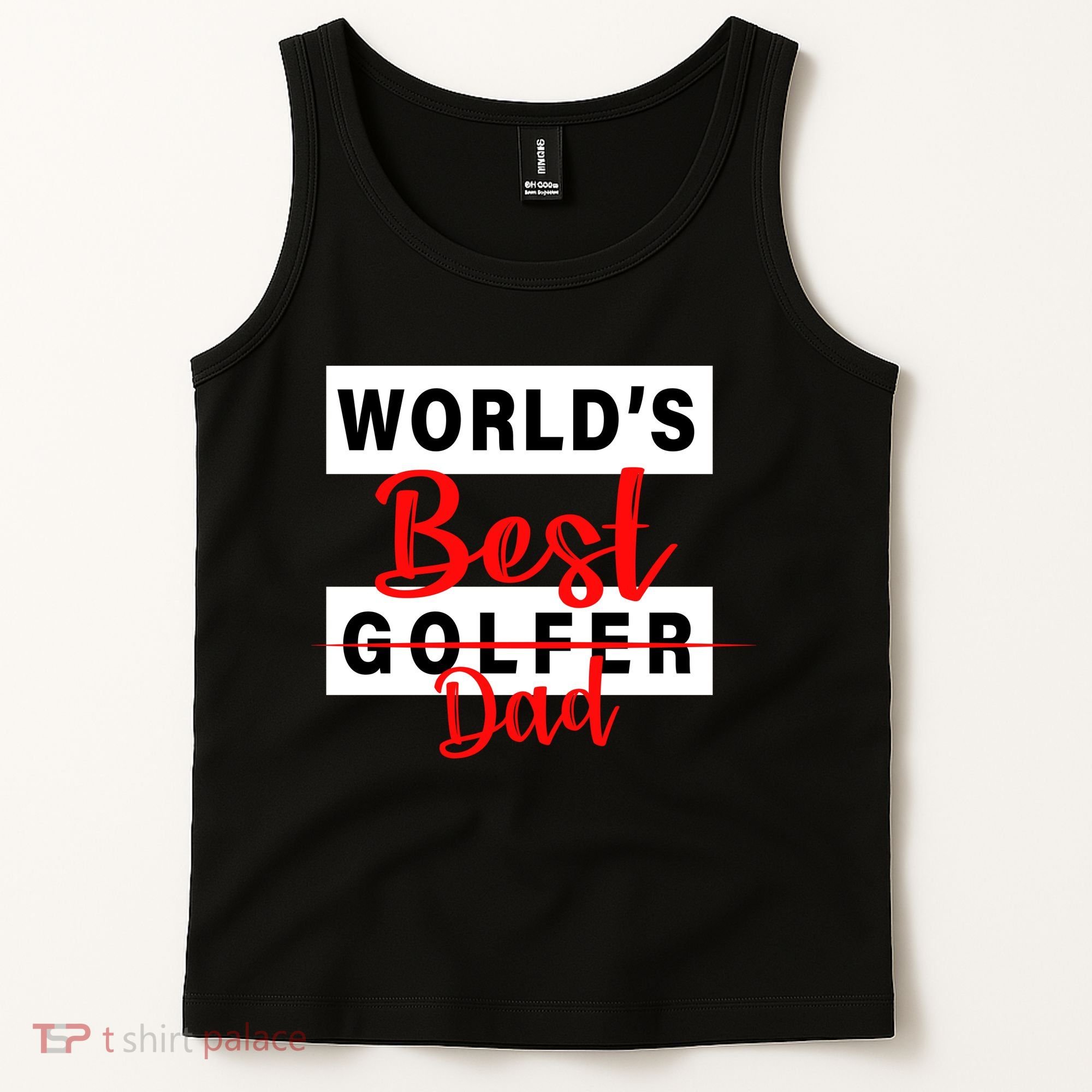 World's Best Golfer Dad Tank Top