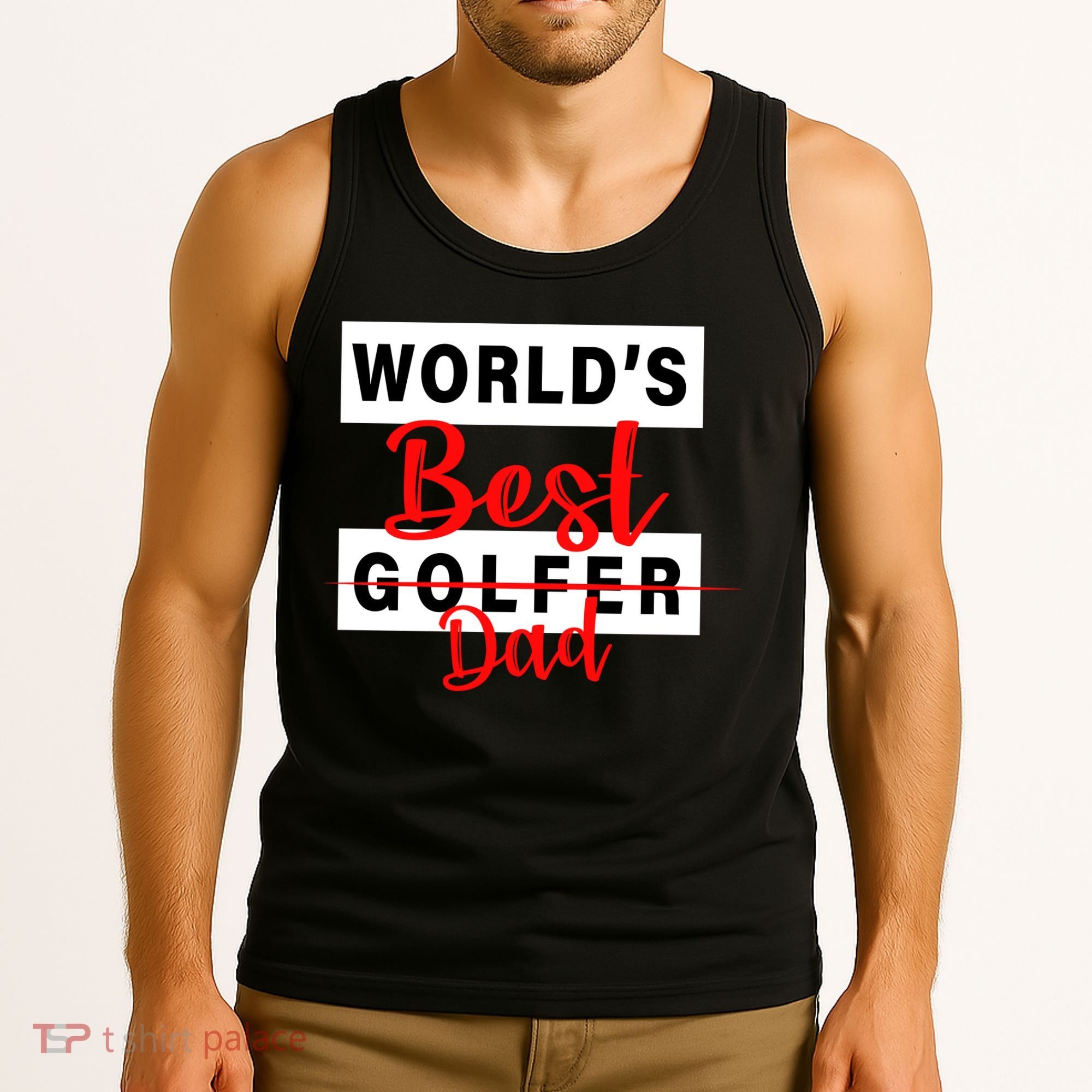 World's Best Golfer Dad Tank Top