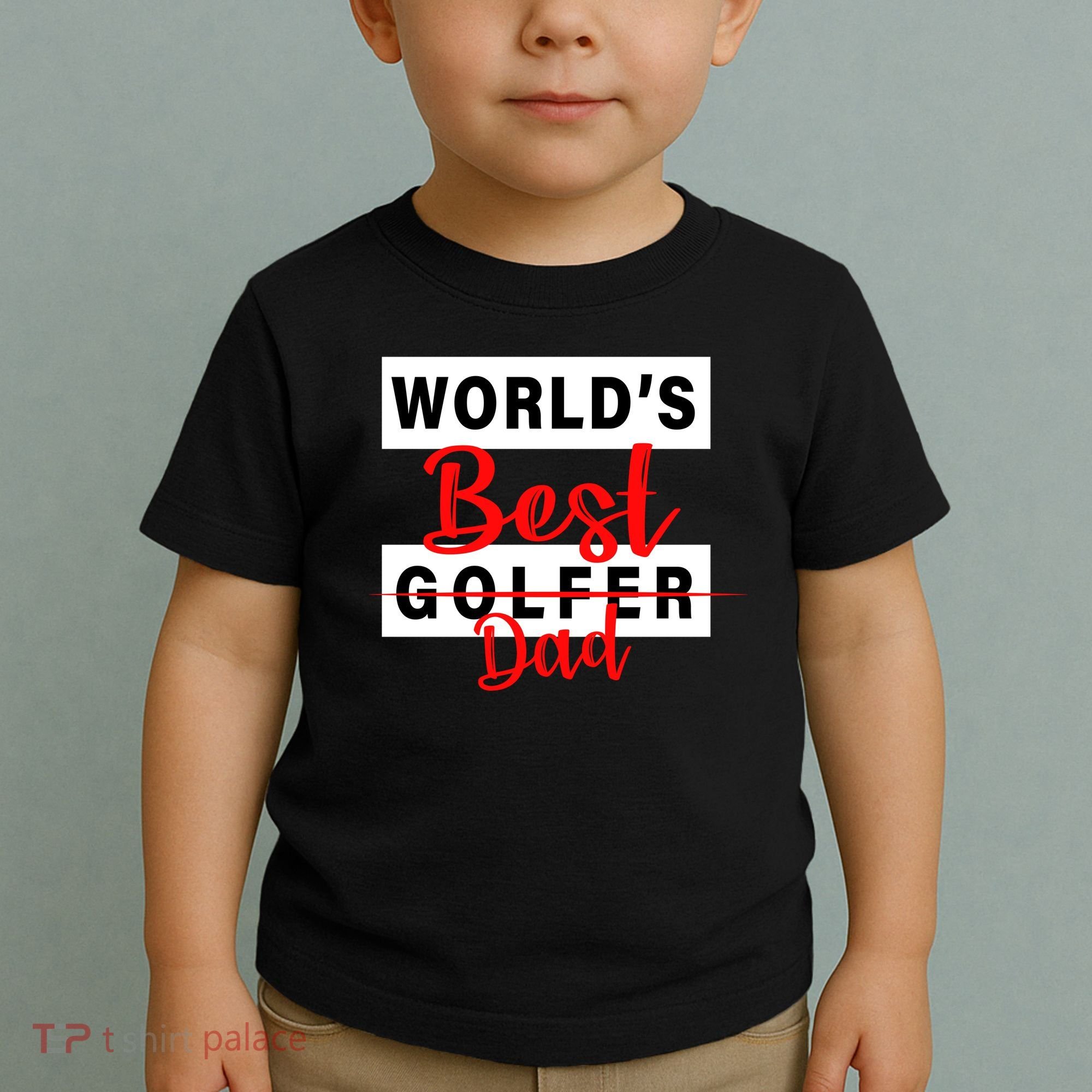 World's Best Golfer Dad Toddler T-Shirt