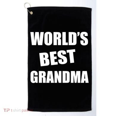 World's Best Grandma Golf Towel