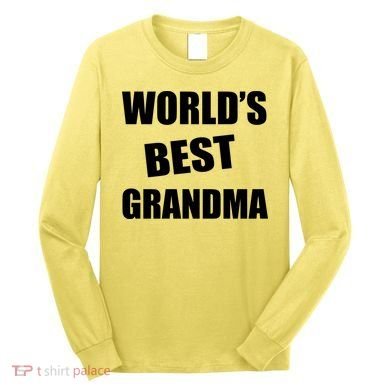 World's Best Grandma Long Sleeve Shirt